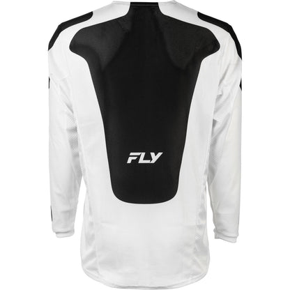 Fly Racing Kinetic Mesh Youth Jersey - White/Black - Small [MPN: 379-310S]_1647972