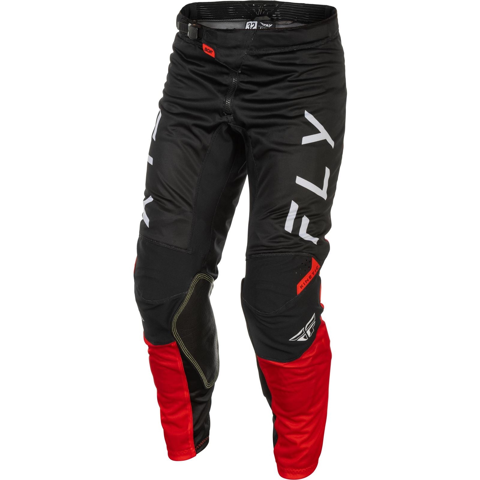 Kinetic Mesh Center Pants - Black/White/Red - Size 38_1648124