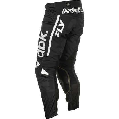 Fly Racing Kinetic Mesh DBK Pants - Black/White_1648080