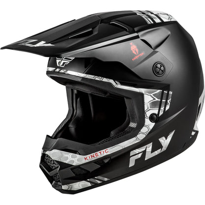 Fly Racing Kinetic Verdict Kryptek Helmet - Black/Grey_1703147