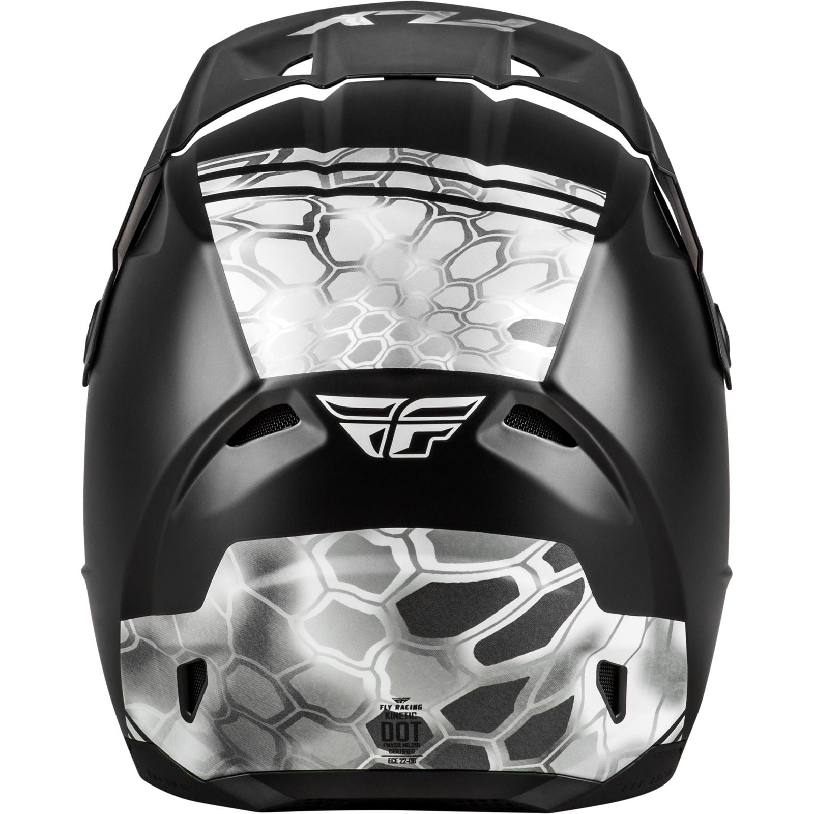 Fly Racing Kinetic Verdict Kryptek Helmet - Black/Grey_1703269