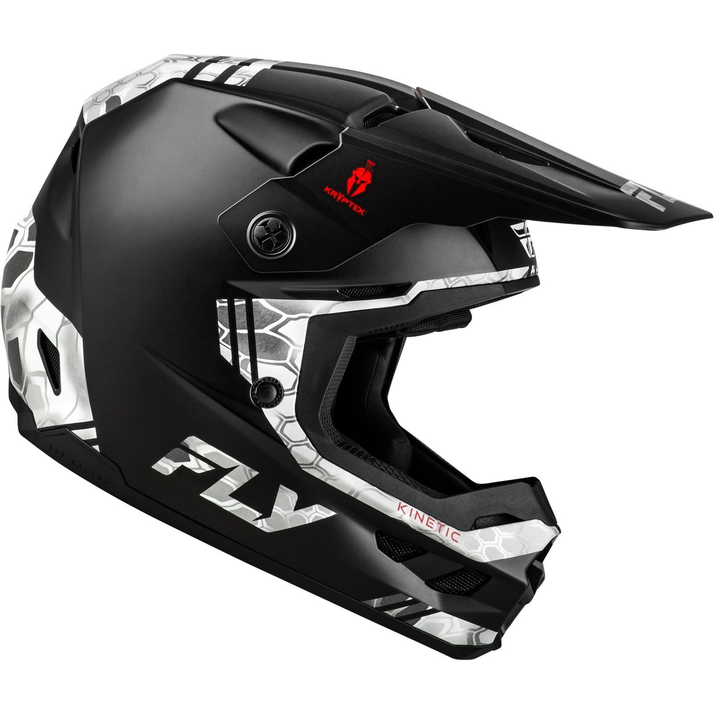Fly Racing Kinetic Verdict Kryptek Helmet - Black/Grey_1703270
