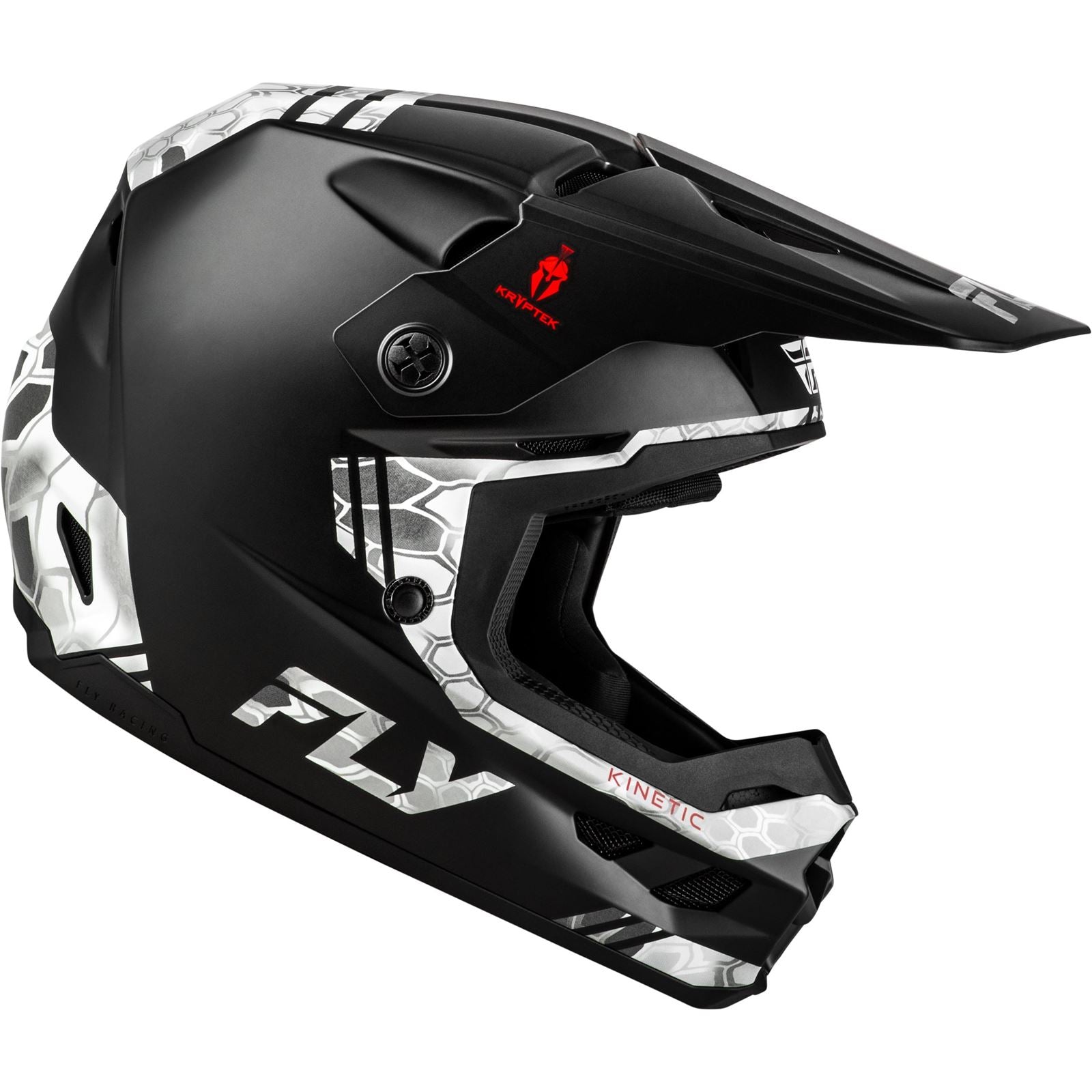 Fly Racing Kinetic Verdict Kryptek Helmet - Black/Grey_1703270