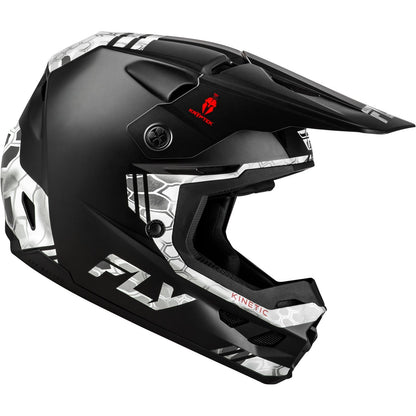 Fly Racing Kinetic Verdict Kryptek Helmet - Black/Grey_1703270