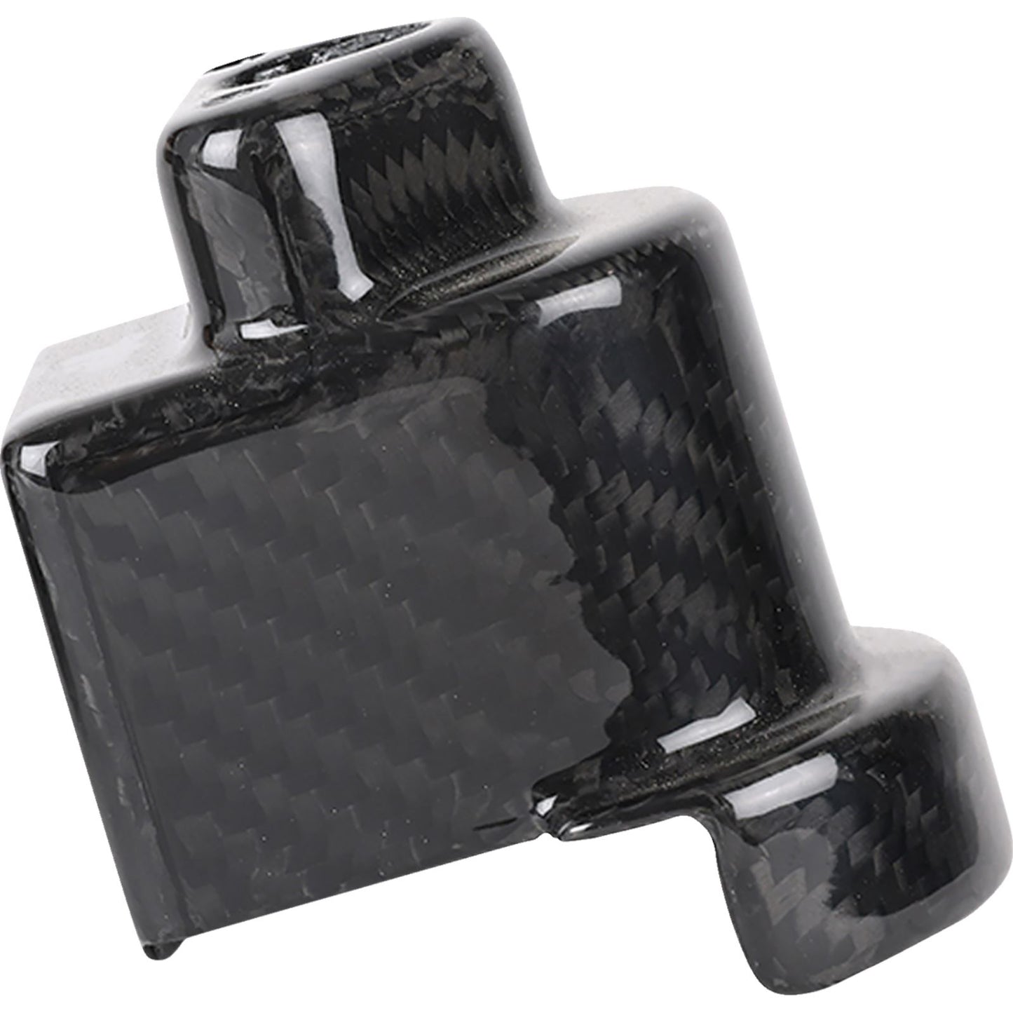 Thrashin Supply Company Cover Steering Lock - Gloss Weave Carbon Fiber [MPN: TSC-3033-0]_1644795