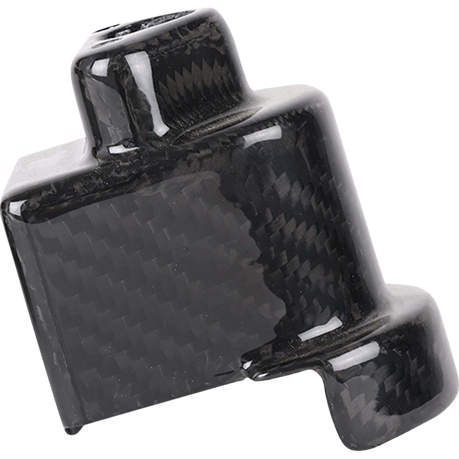Thrashin Supply Company Cover Steering Lock - Gloss Weave Carbon Fiber [MPN: TSC-3033-0]_1644795