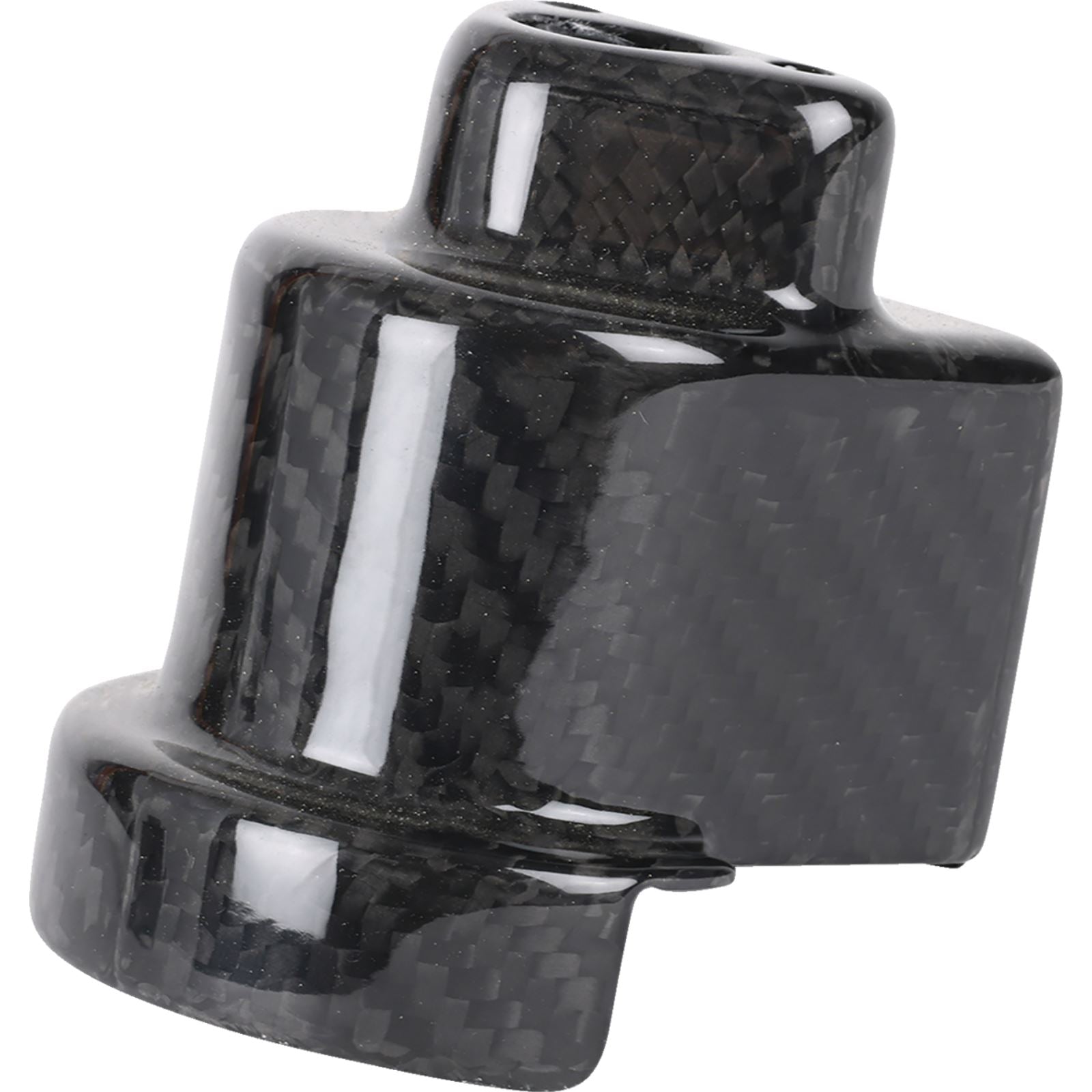Thrashin Supply Company Cover Steering Lock - Gloss Weave Carbon Fiber [MPN: TSC-3033-0]_1644796