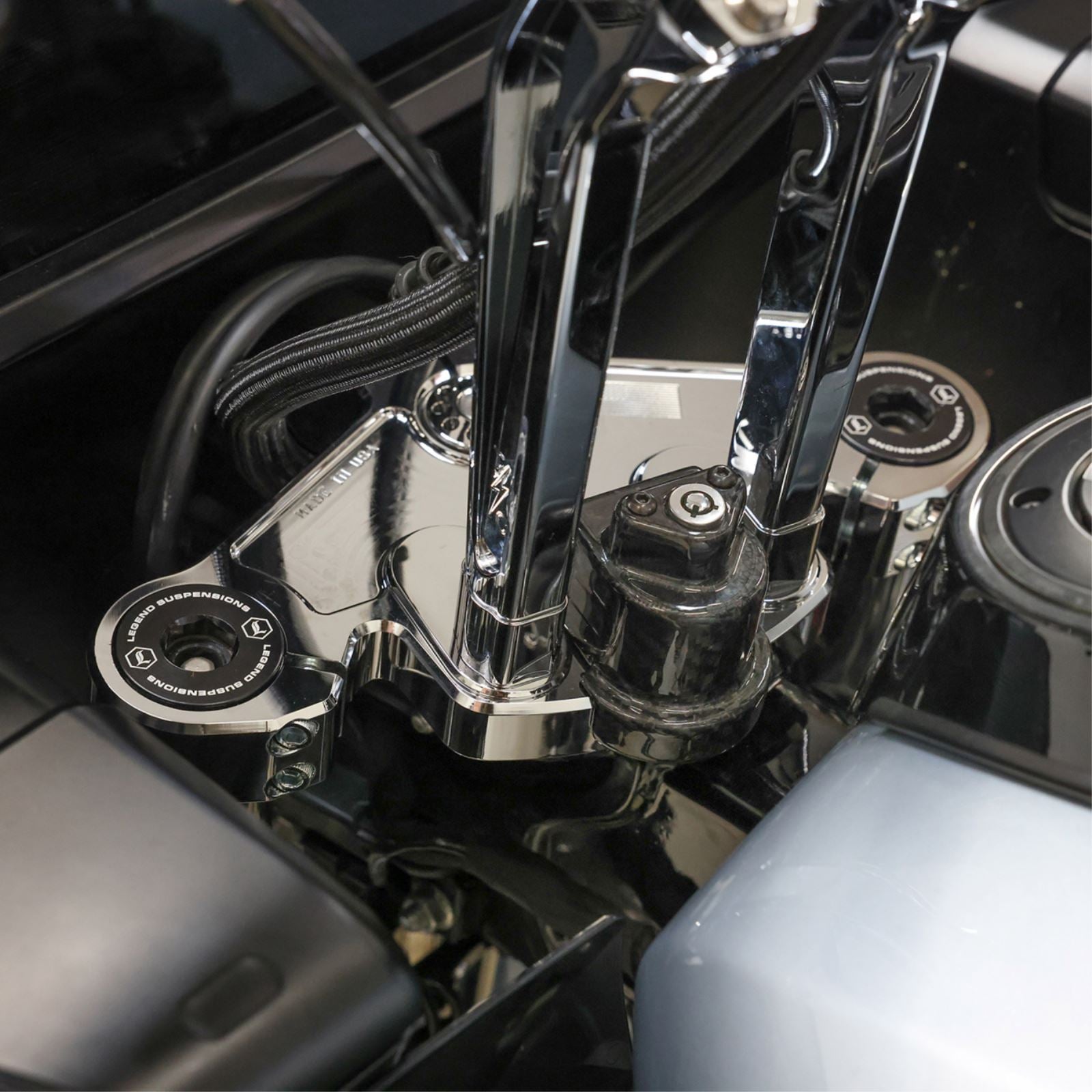 Thrashin Supply Company Cover Steering Lock - Gloss Weave Carbon Fiber [MPN: TSC-3033-0]_1644797