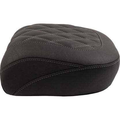 Mustang Motorcycle Products Wide Tripper™ Seat - Passenger - Gun Metal Stitching - FLT/FLH '23-'25 88511GM_1742953