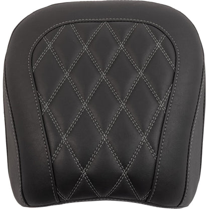 Mustang Motorcycle Products Wide Tripper™ Seat - Passenger - Gun Metal Stitching - FLT/FLH '23-'25 88511GM_1742981