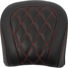 Mustang Motorcycle Products Wide Tripper™ Seat - Passenger - Dark Cherry Stitching - FLT/FLH '23-'25 88511DC_1703250