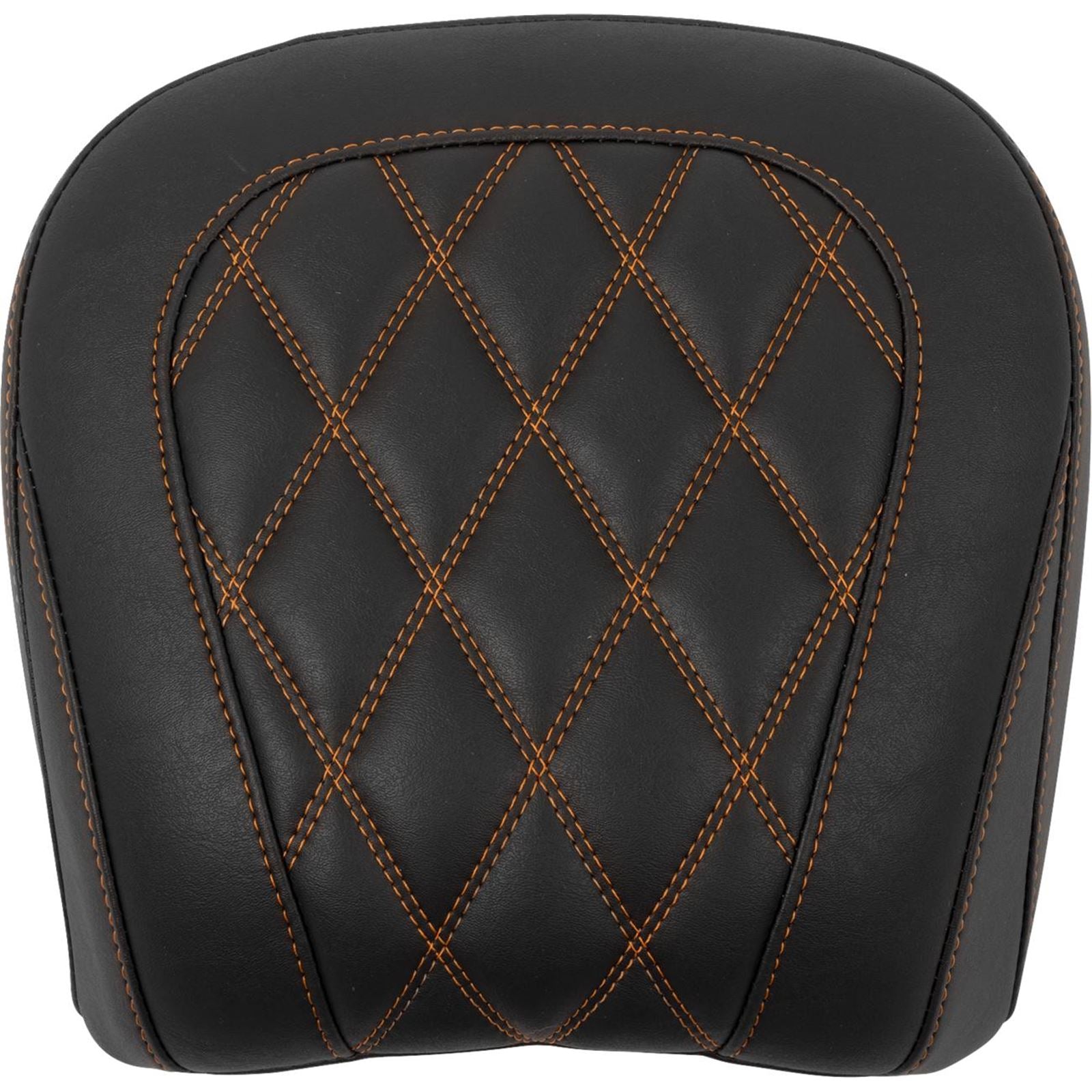Mustang Motorcycle Products Wide Tripper™ Seat - Passenger - Orange Stitching - FLT/FLH '23-'25 88511MO_1703245