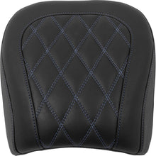 Mustang Motorcycle Products Wide Tripper™ Seat - Passenger - Sky Blue Stitching - FLT/FLH '23-'25 88511SB_1703241