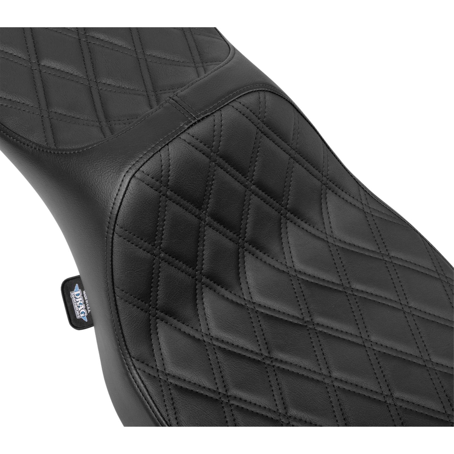 Drag Specialties Extended Reach Predator III Seat - Black Stitching - FLH/FLT '23-'24 0801-2034_1644872