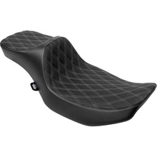 Drag Specialties Extended Reach Predator III Seat - Silver Stitching - FLH/FLT '23-'24 0801-2035_1644874