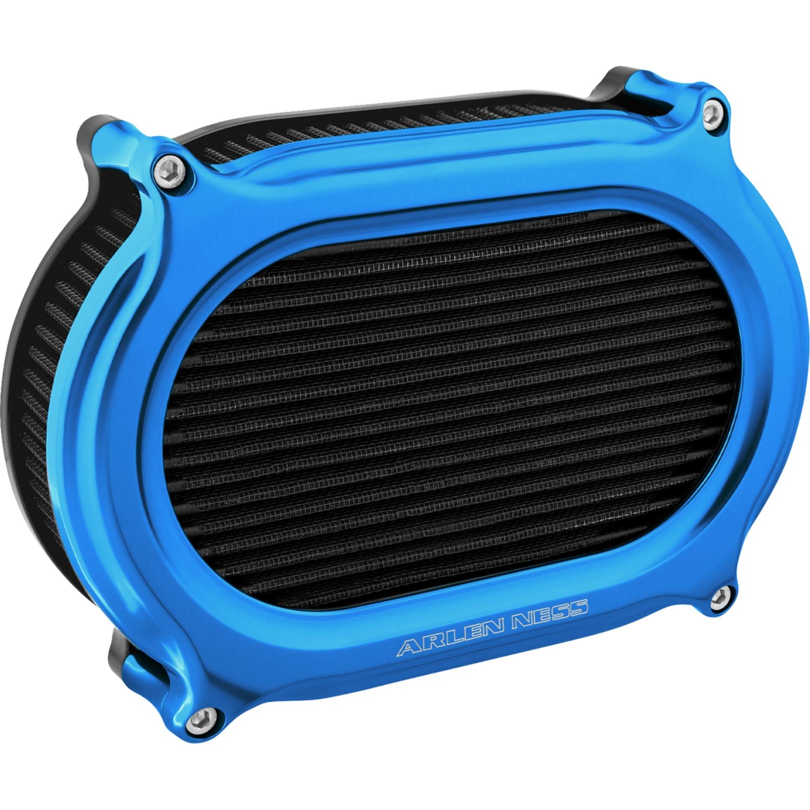 Arlen Ness Stage 2 Oval Air Cleaner Kit - Blue [MPN: 600-190]_1644916