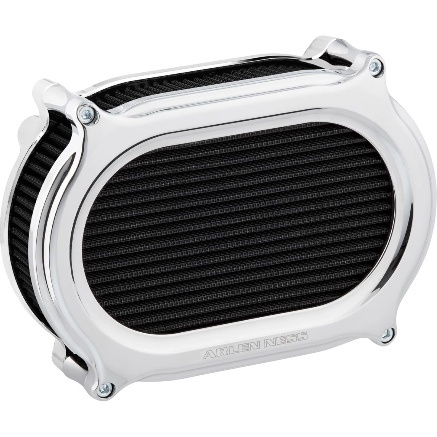 Arlen Ness Stage 2 Oval Air Cleaner Kit - Chrome 600-195_1644919