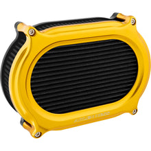 Arlen Ness Stage 2 Oval Air Cleaner Kit - Gold 600-209_1645056