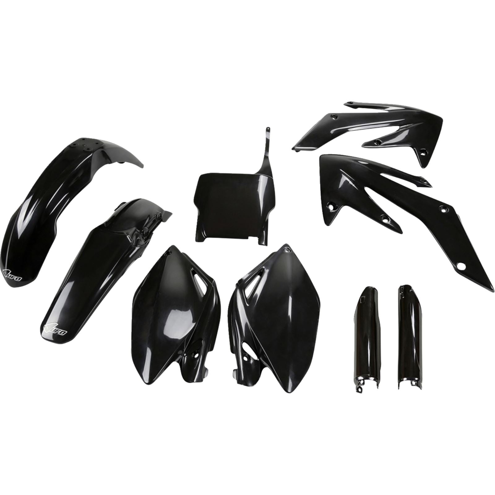 UFO Plastics Body Kit - Black for Honda CRF250R [MPN: HOKIT105F@001]_1645040