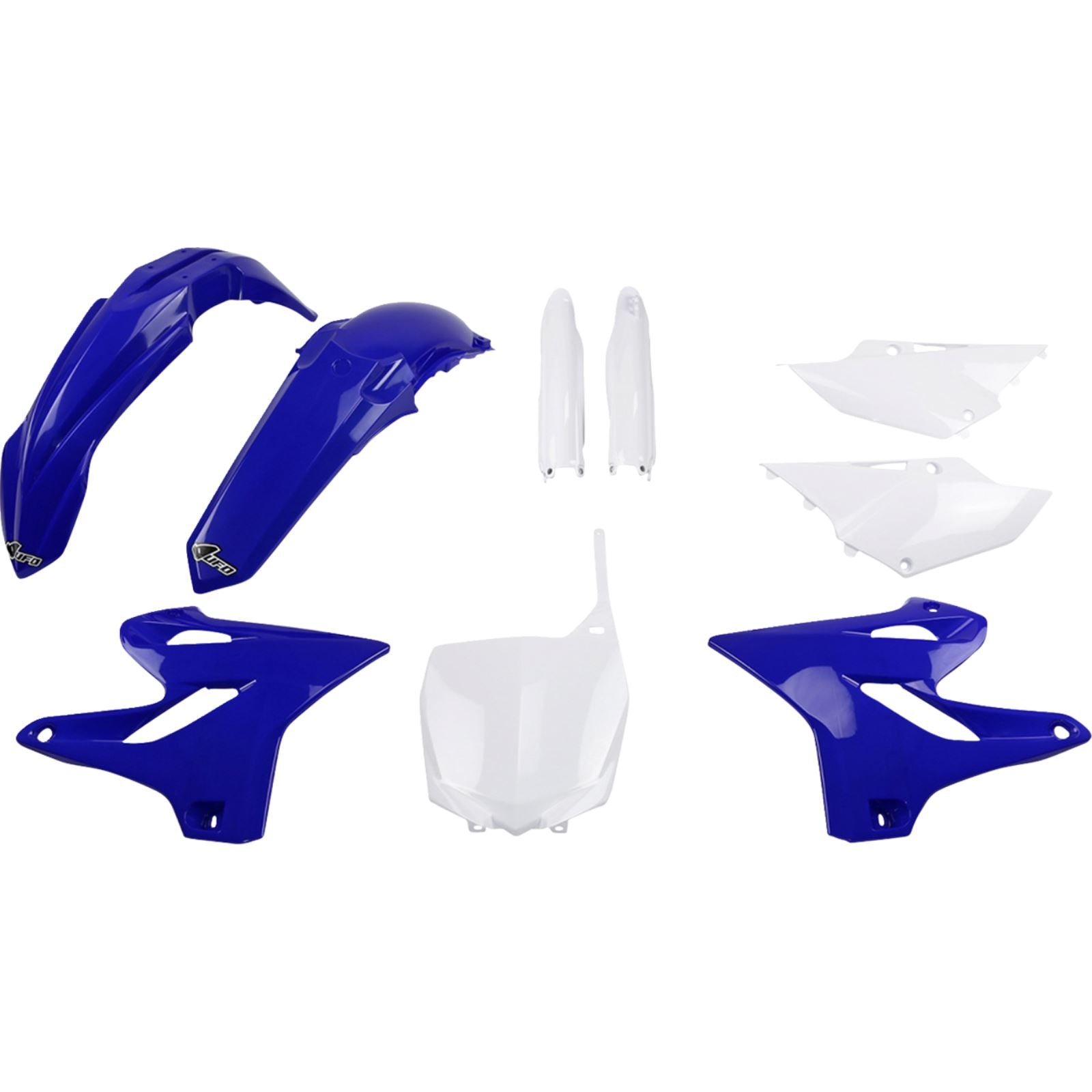 UFO Plastics Body Kit - Blue/White for Yamaha YZ 125/250 [MPN: YAKIT319F@999]_1645042