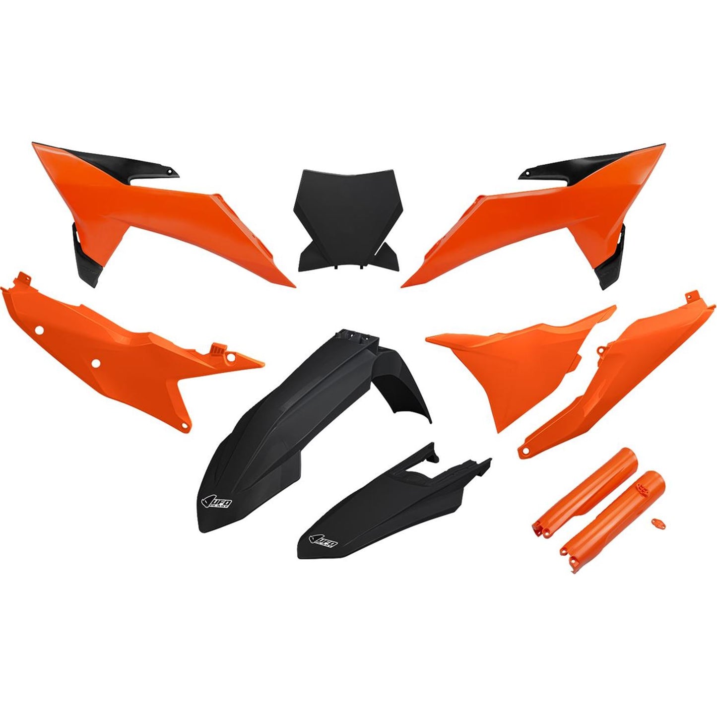 UFO Plastics Body Kit - Black/Orange for KTM SX/SX-F '25 [MPN: KTKIT532F@333]_1727667