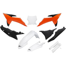 UFO Plastics Body Kit - Black/Orange/White for KTM SX/SX-F '25 [MPN: KTKIT532F@444]_1727665