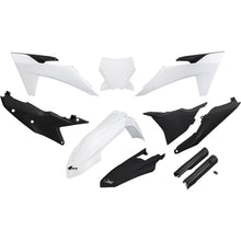 UFO Plastics Body Kit - White/Black for KTM SX/SX-F '23-'24 [MPN: KTKIT529F@222]_1645045