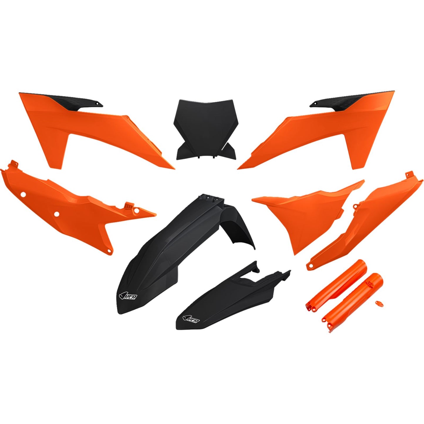 UFO Plastics Body Kit - Orange/Black for KTM - SX/SX-F '23-'24 [MPN: KTKIT529F@333]_1645046
