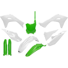 UFO Plastics Body Kit - Green/White for Kawasaki - KX 250/450 [MPN: KAKIT231F@222]_1645010