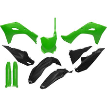 UFO Plastics Body Kit - Green/Black for Kawasaki KX 250/450 [MPN: KAKIT231F@333]_1645011