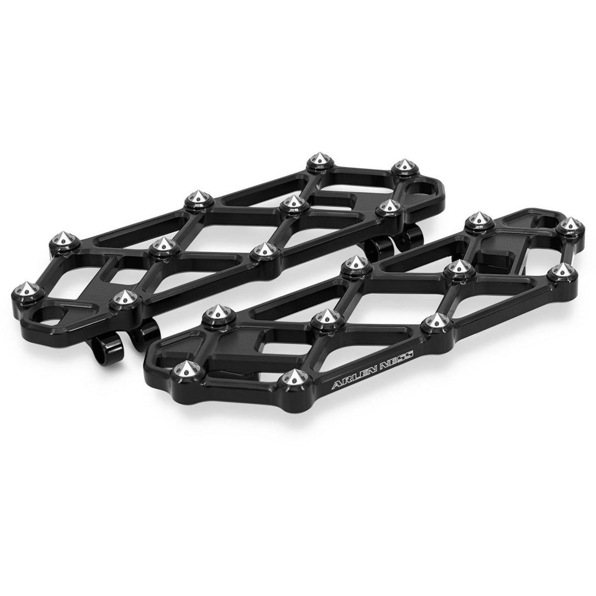Arlen Ness Diamond Floorboards - Driver - Black [MPN: 410-053]_1743003