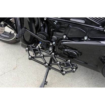Arlen Ness Diamond Floorboards - Driver - Black [MPN: 410-053]_1743001