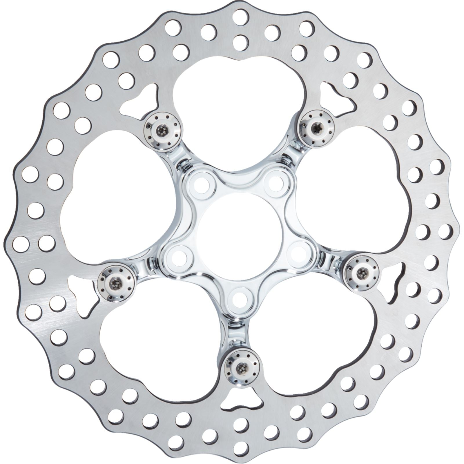 Arlen Ness Spider Rotor - 12-19/32" - Chrome - Front 300-112_1645091