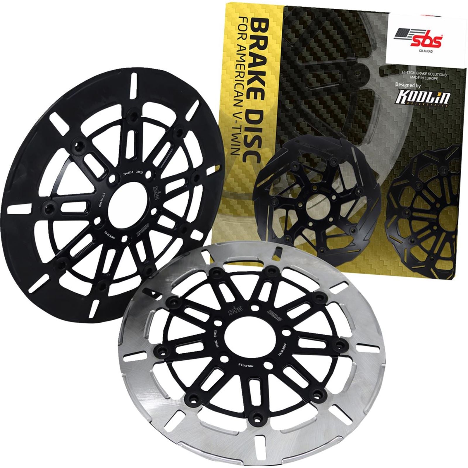 SBS Design "C" 9-Spoke Brake Rotor for Harley-Davidson [MPN: 7143C]_1703336