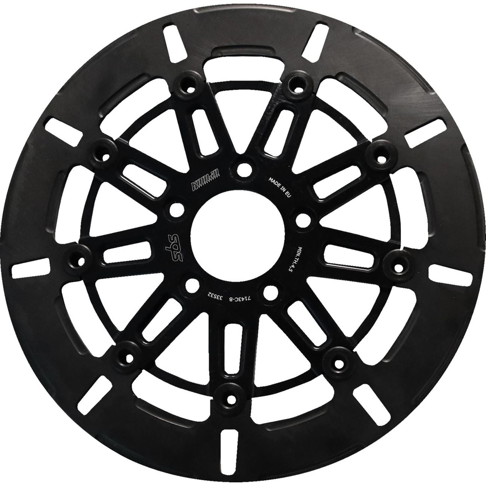 SBS Design "C" 9-Spoke Brake Rotor for Harley-Davidson [MPN: 7143C-B]_1703319