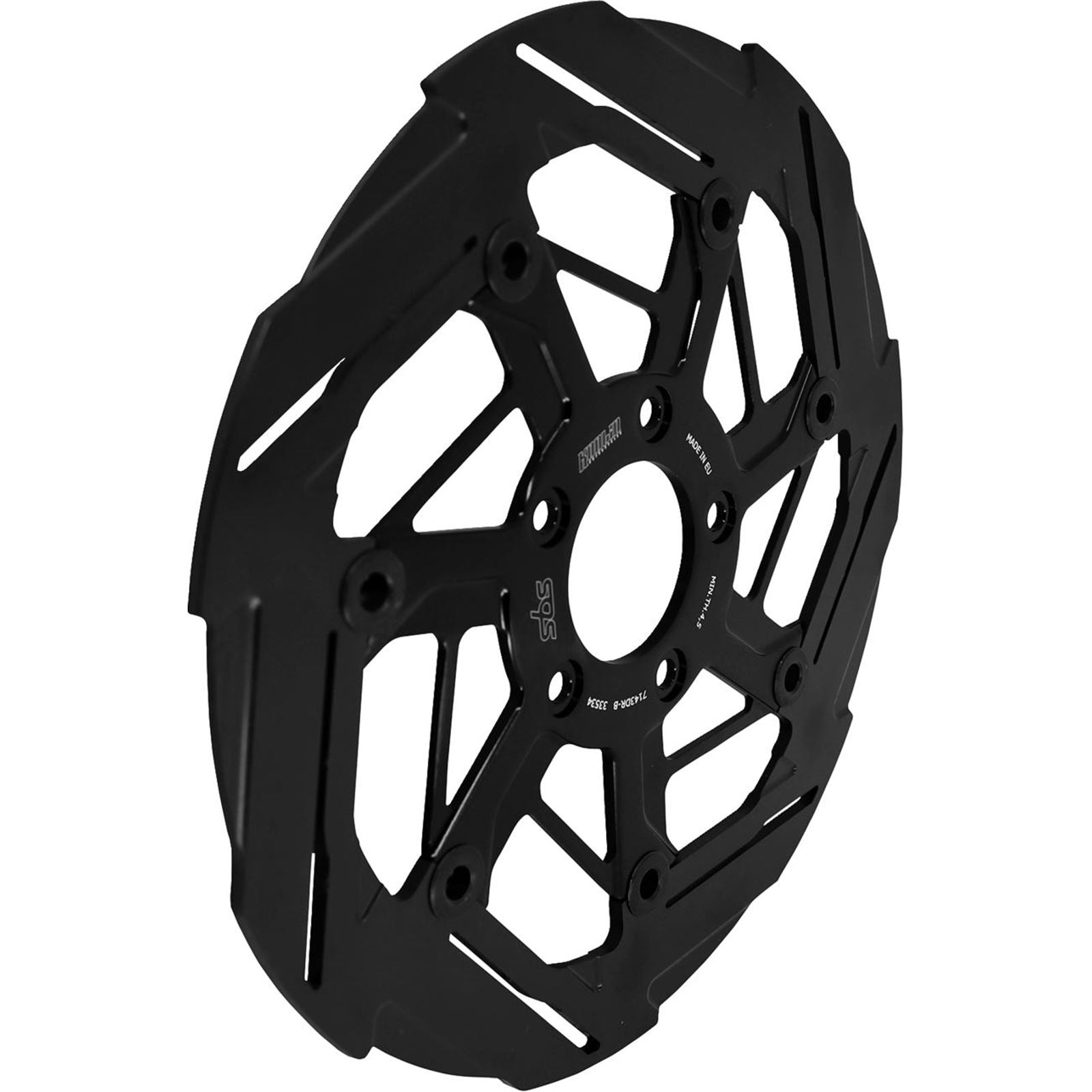 SBS Design "D" 7-Spoke Brake Rotor for Harley-Davidson [MPN: 7143DR-B]_1727673