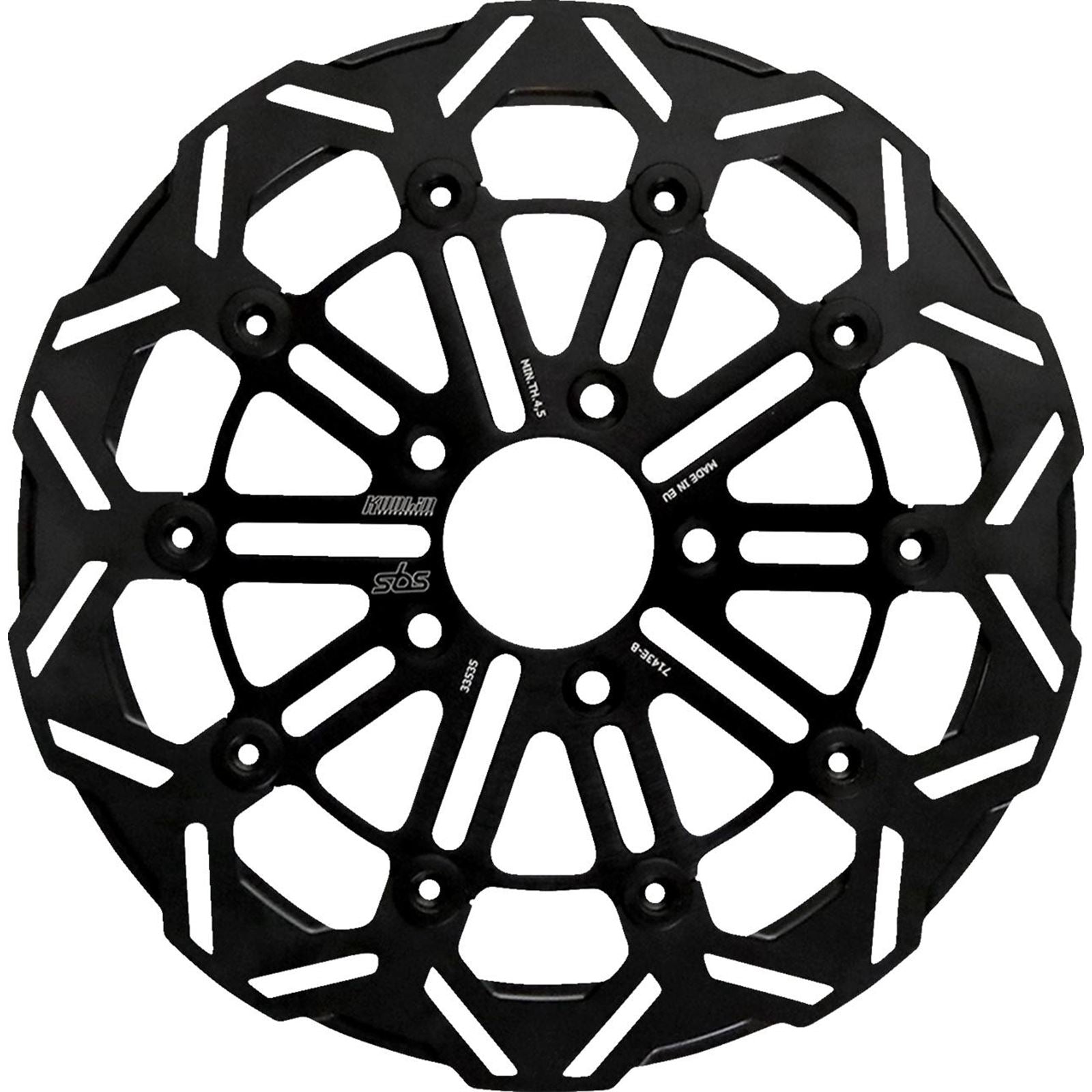 SBS Design "D" 10-Spoke Brake Rotor [MPN: 7143E-B]_1703325