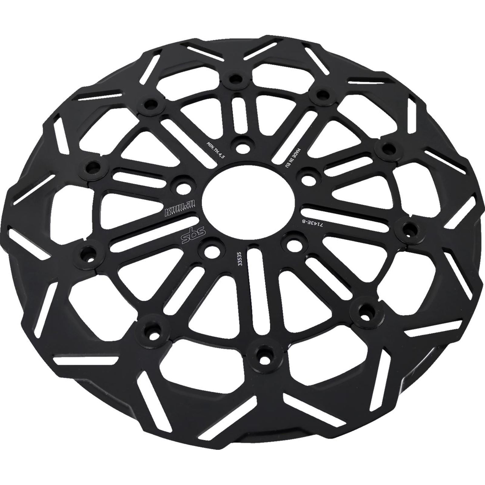 SBS Design "D" 10-Spoke Brake Rotor [MPN: 7143E-B]_1703323