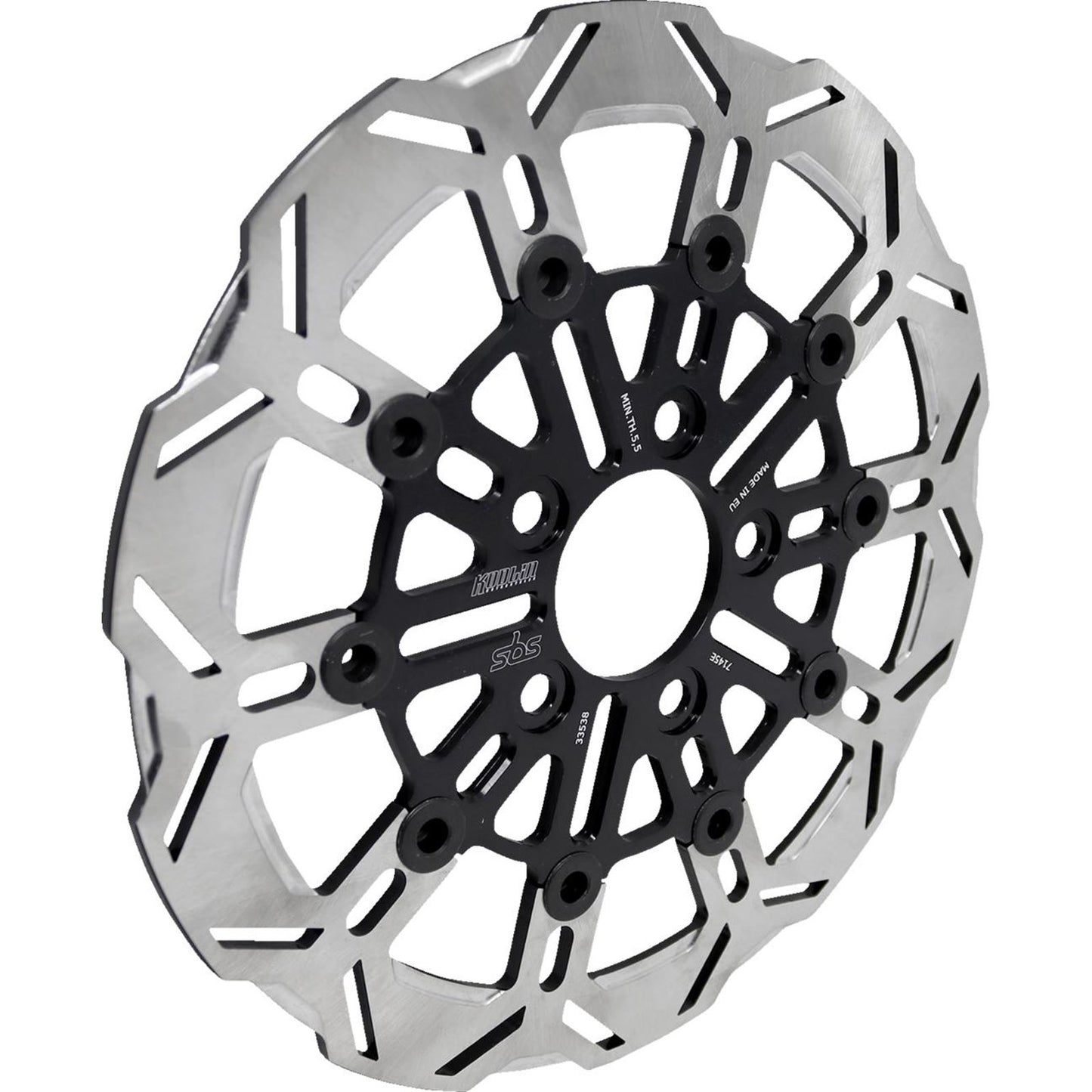 SBS Design "D" 10-Spoke Brake Rotor for Harley-Davidson [MPN: 7145E]_1703331