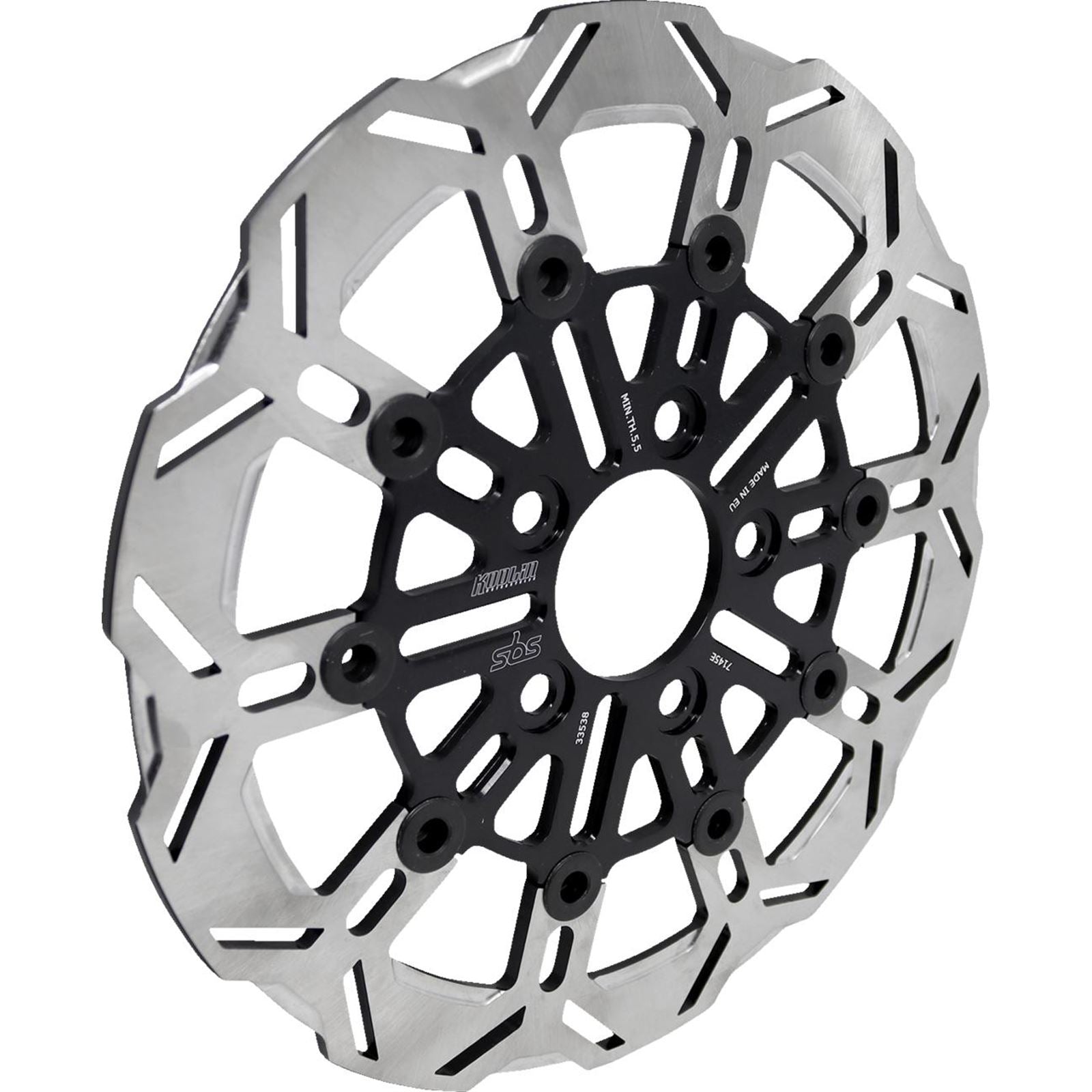 SBS Design "D" 10-Spoke Brake Rotor for Harley-Davidson [MPN: 7145E]_1703331