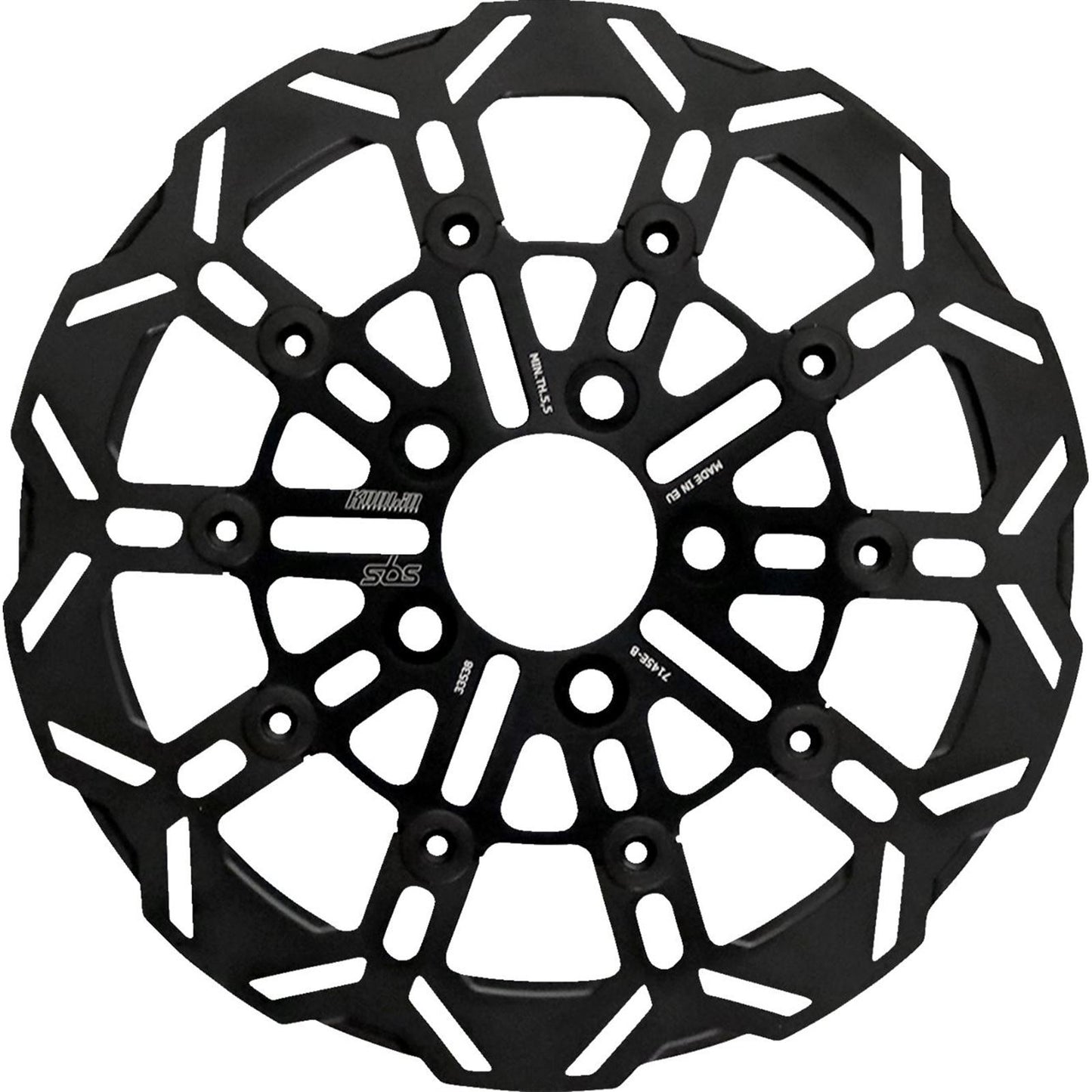 SBS Design "D" 10-Spoke Brake Rotor [MPN: 7145E-B]_1703315