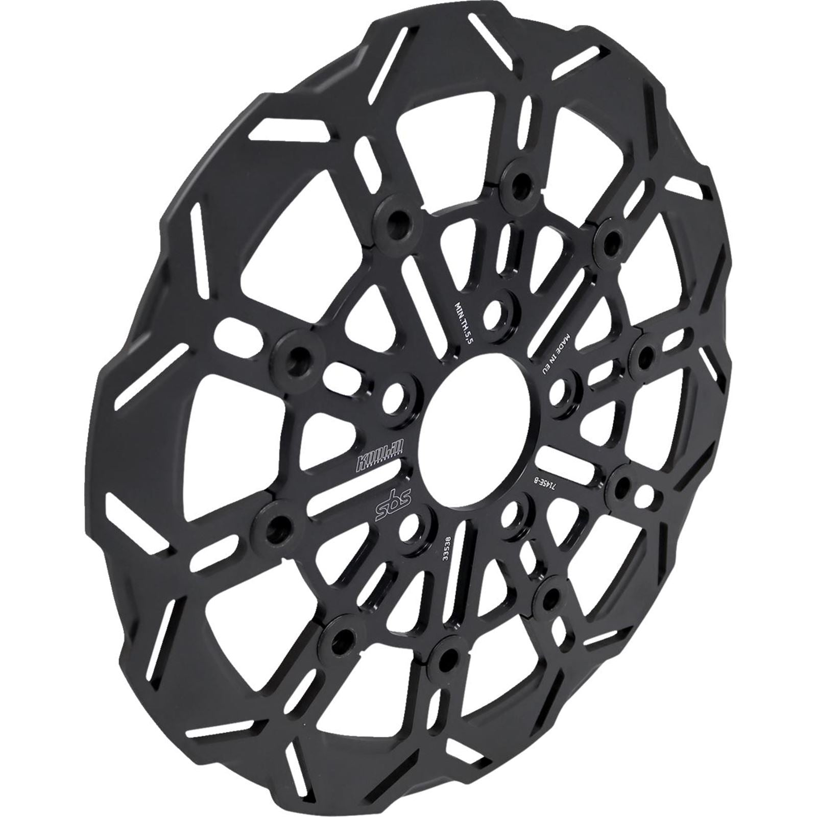 SBS Design "D" 10-Spoke Brake Rotor [MPN: 7145E-B]_1703372