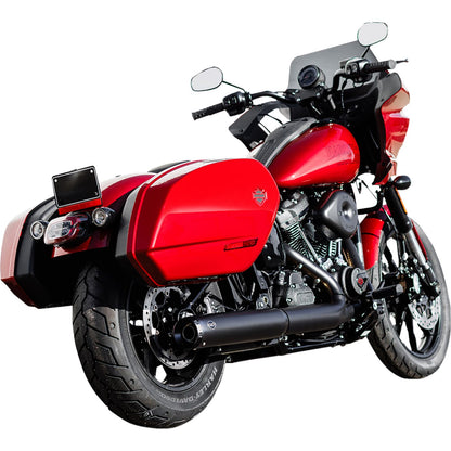 S&S Cycle Grand National Slip-On Muffler - 50 State - 4" Black for M8 Softail [MPN: 550-1159]_1645102