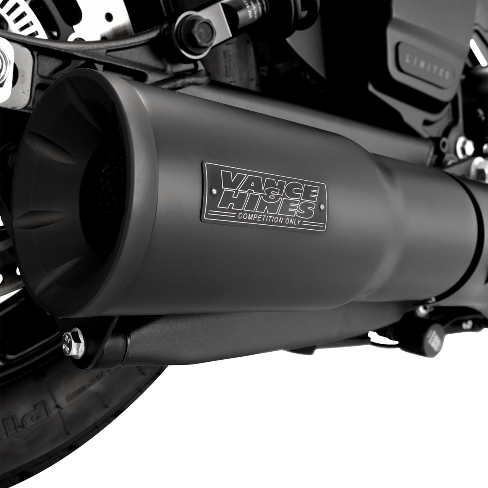 Vance And Hines Hi-Output Slip-On Muffler - Black for Indian Scout [MPN: 48627]_1645080