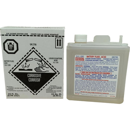 Yuasa Battery ELECTROLYTE - 32 oz. [MPN: YUAACID32BOX]_1768940