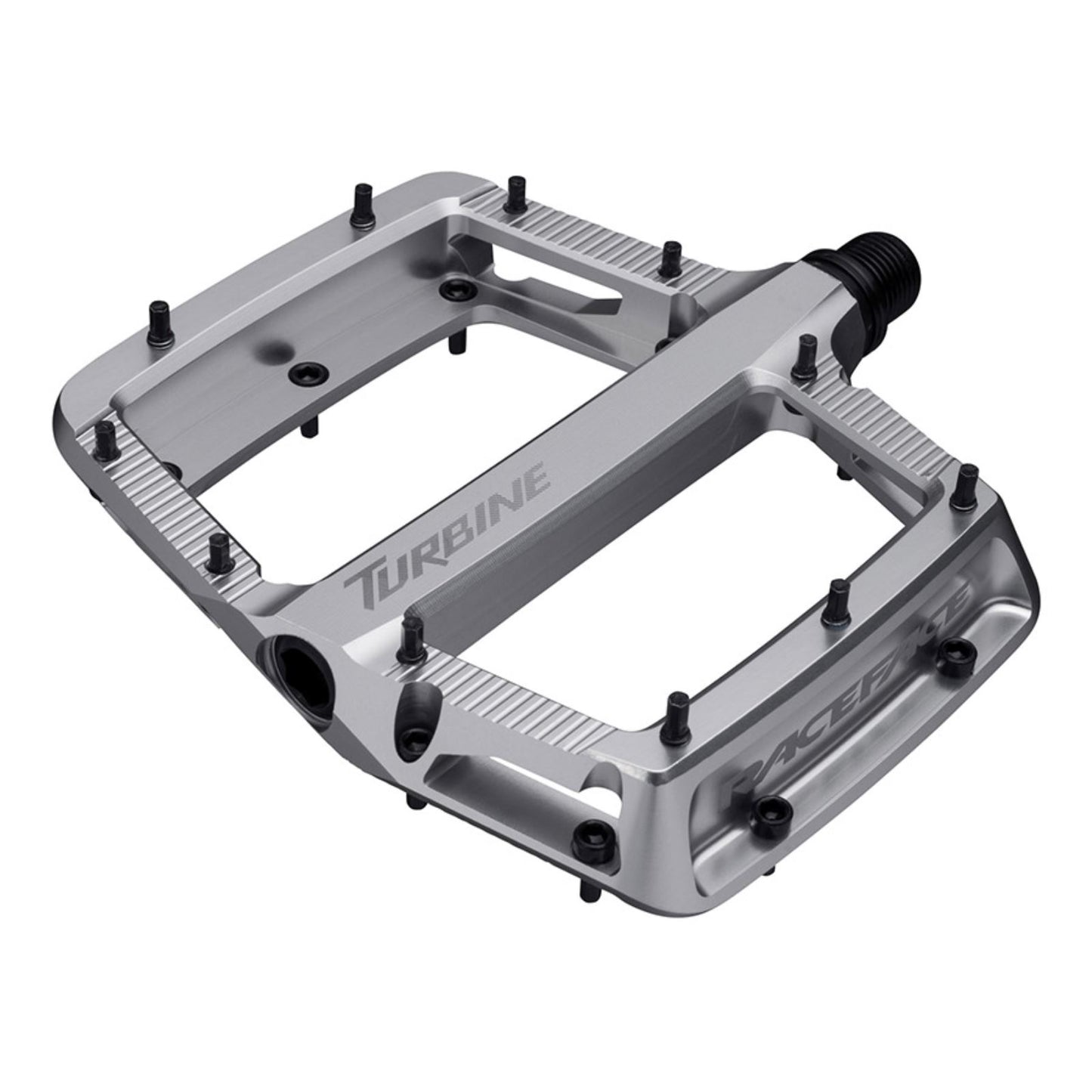 Race Face Turbine PlatForm Pedals 9/16'' Pair - Silver [MPN: 941-00-004-02]_1645479