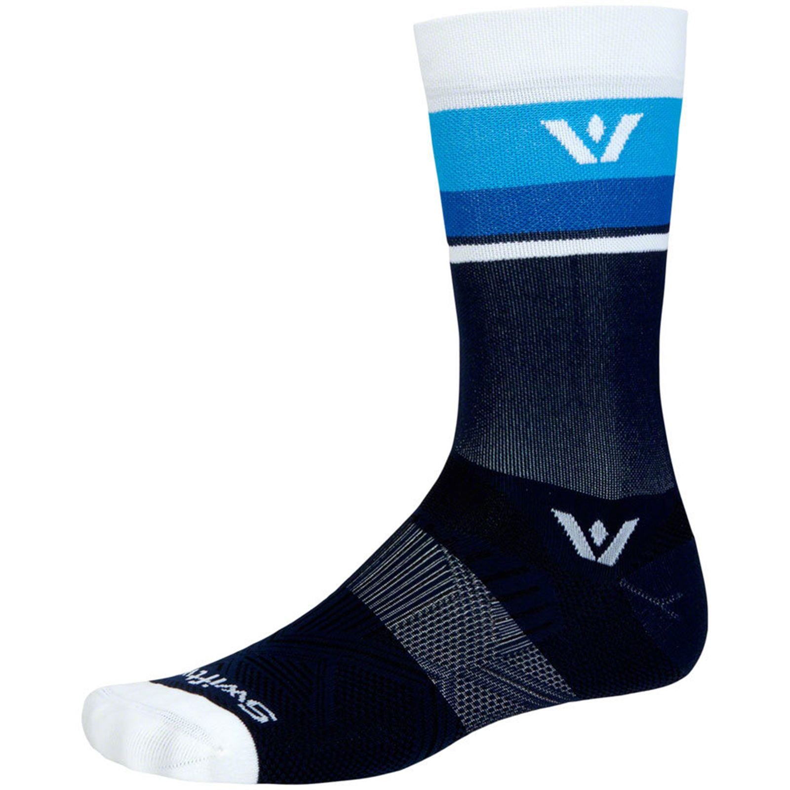 Swiftwick Aspire Crew Socks - Navy/White_1931555