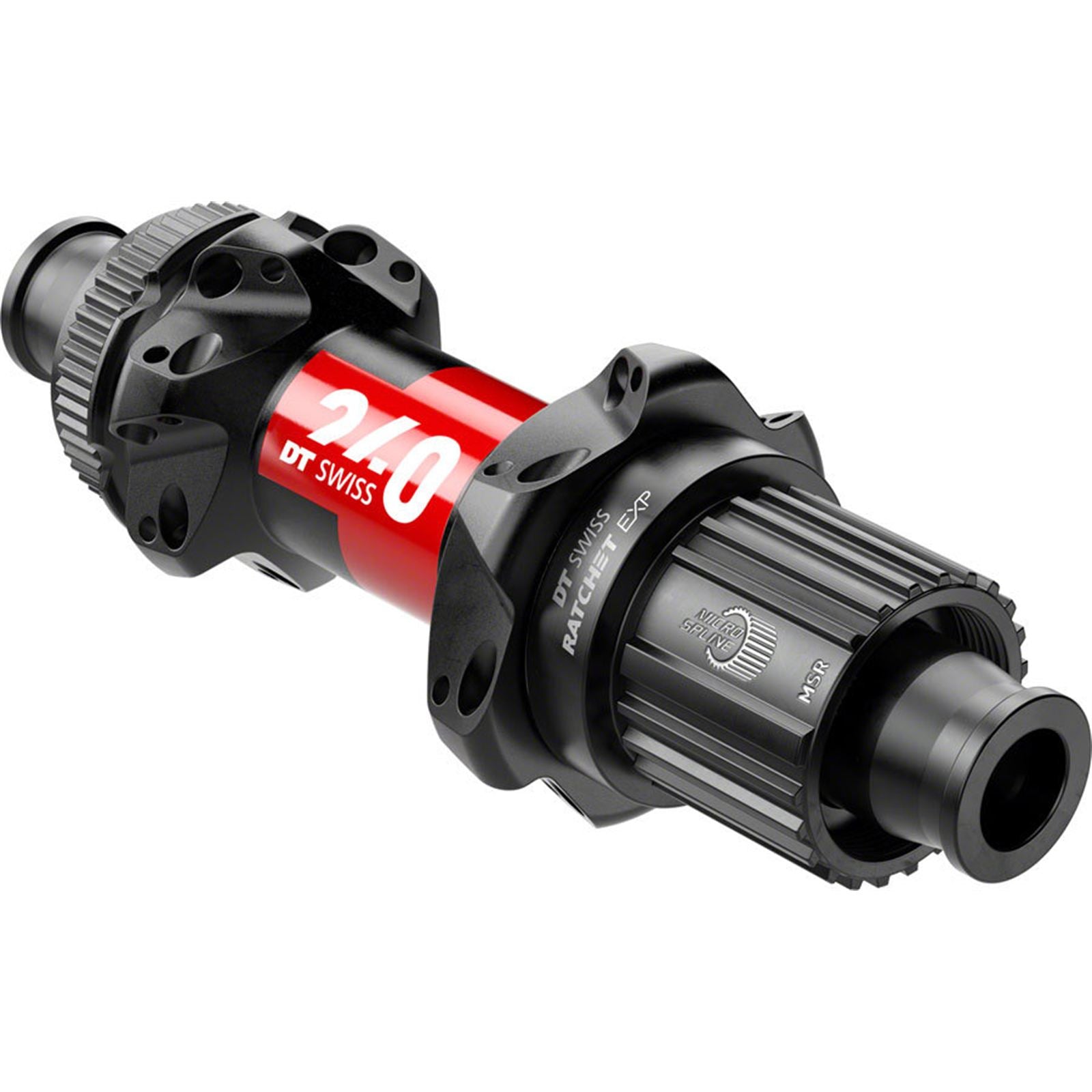 DT Swiss 240 EXP Rear Hub 12 x 142mm, Center-Lock Black/Red, 24H, 36pt [MPN: H24PNCD9R24SA0176S]_1925113