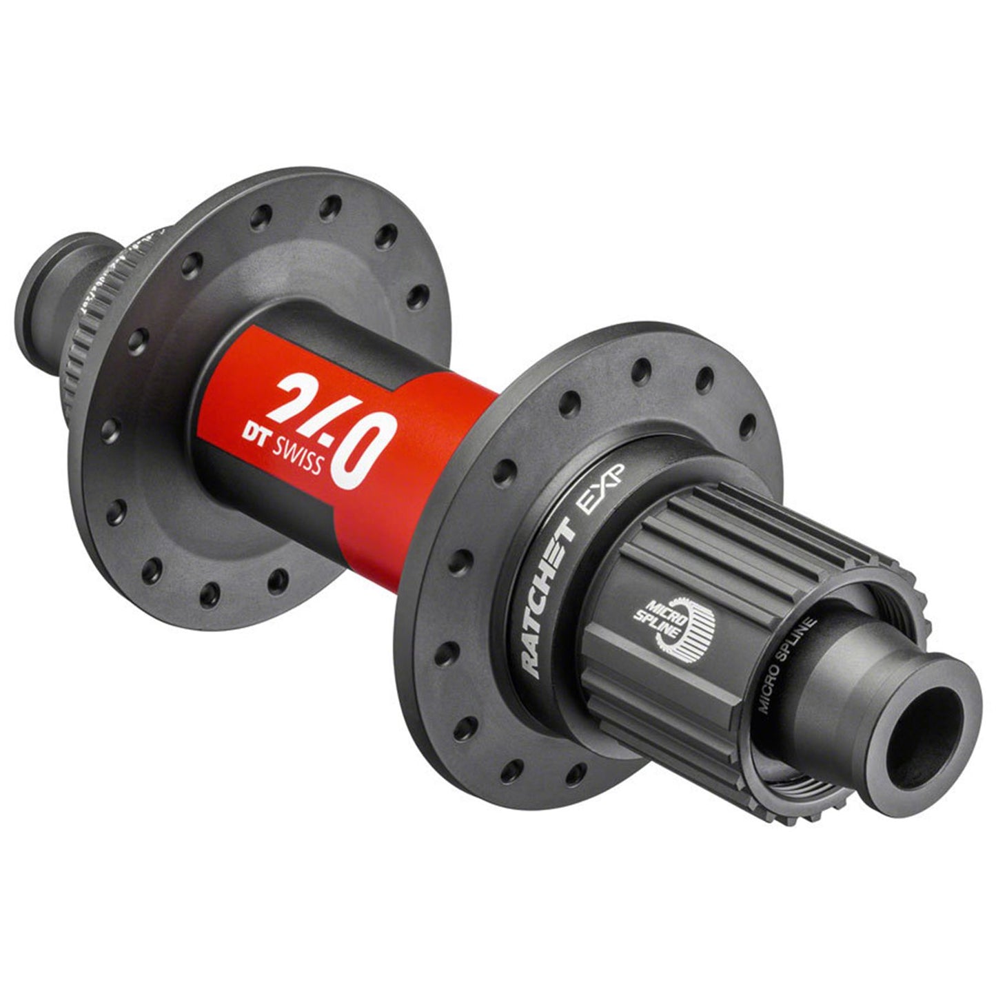 DT Swiss 240 EXP Rear Hub 12 x 142mm, Center-Lock Black/Red, 24H, 36pt [MPN: H240NCD9R24SA0150S]_1925200