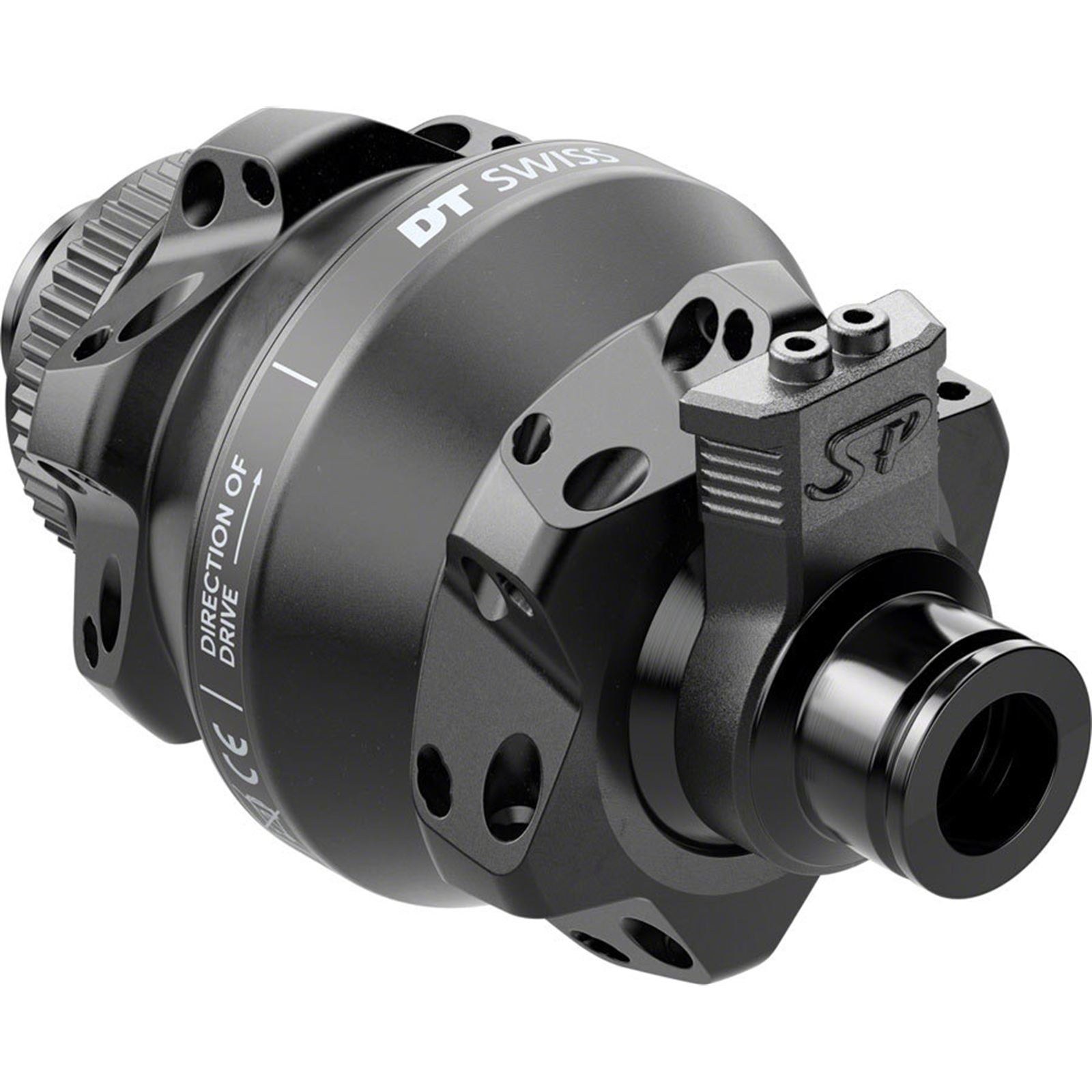 DT Swiss 350 Front Hub 12 x 100mm, Center-Lock, Black, Straight Pull [MPN: H35PACDXS24SA7760S]_1925128